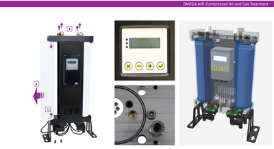 Máy sấy hấp thụ Heatless A-DRY BM